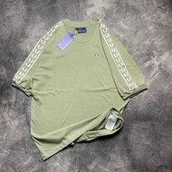 Fred Perry Taped Ringer Classics Tee Full WashTAG Fred Ferry T-shirt for Men and Women