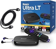 Roku Ultra LT 4K/HDR/HD Streaming Player with Enhanced Voice Remote, Ethernet, MicroSD with Premium 6FT 4K Ready HDMI Cable