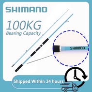 Spinning Fishing Rod Blue 2 Sections ML 5.9-9.9FT Max Load 10KG Carbon Fiber Fishing Rod