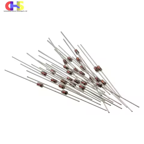 (50-250PCS) 1W Zener Diode Voltage Regulator DO-41 4V7 5V1 6V8 7V5 8V2 10V 12V 15V 18V 24V 27V 30V 3