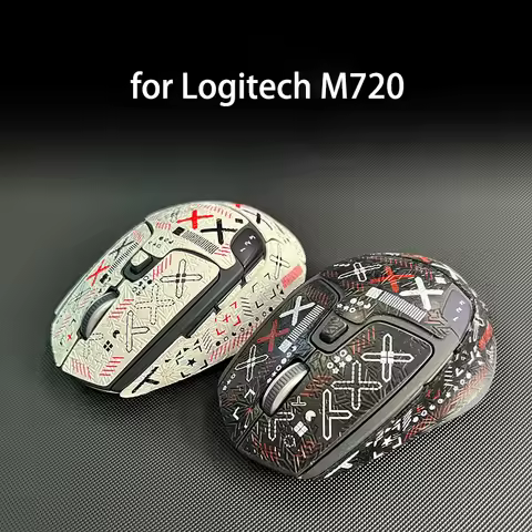 Mouse Grip Tape Skate Handmade Sticker for Logitech M720 Professional Non Slip Lizard Skin Suck Swea