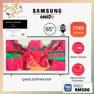 Samsung (43/55/65 Inch) The Frame LS03 QLED 4K Lifestyle Smart AI TV | QA65LS03DAKXXM  televisyen 电视
