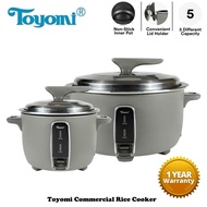 Toyomi 3.6L / 4.2L / 5.6L / 8.5L / 10L Commercial Rice Cooker TRC 3600 / 4200 / 5600 / 8500 / 12000