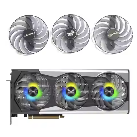 3 fans 6PIN 95MM FDC10U12D9-C DC 12V 0.45A RX 6900XT GPU fan suitable for Sapphire NITRO+ AMD Radeon