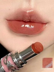 ❤️現貨‼️YSL 聖羅蘭 新圓管粉銀管口紅 #122 肉桂紅茶凍凍 🍮#YSL #聖羅蘭 #新圓管 #122肉桂紅茶凍凍 #日雜感 💄（唇露 唇釉 lip gloss 唇膏 口紅 lipstick 