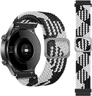 GANYUU Smart Watch Band For Garmin Vivoactive 3/4 Venu 2/Forerunner 645 245 158 745 Braided Strap Vivomove HR 20 22mm Watchband Accessories (Color : Black and White, Size : Vivoactive 3)