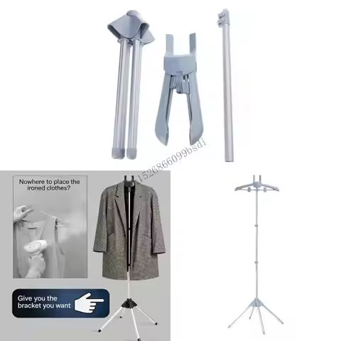 Handheld Garment Steamer Rack Garment Hanger for Steaming Clothes Adjustable 11UA