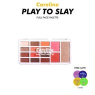 Careline Play to Slay Palette [Eyeshadow, Palette, Makeup, Highlighter, Blush on]