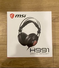 MSI H991 GAMING HEADSET 專業電競耳機 耳麥 有線耳機 麥克風