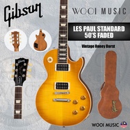 Gibson Original Collection Les Paul Standard 50's Faded Electric Guitar with Haardcase - Vintage Hon
