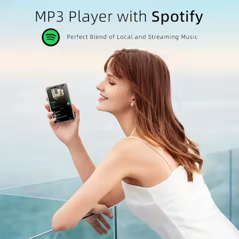 Hifi Walker G7 MP3 Player with Bluetooth WiFi,Android 9.0, 4"ScreenCamera,Spotify, Tidal 128GB Porta