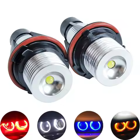 2Pcs Practical Angel Eye Marker Auto Lamp Error Free LED Bulb Car Side Light For BMW E39 5W E53 E60 