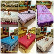 TAPLAK MEJA RUANG TAMU UK 60X120 CM BAHAN BRUKAT