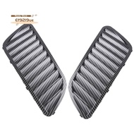 Car Front Grill Hood Cover, Carbon Fiber Bonnet Grill Air Outlet Vent Cover Trim For E90 E91 E92 F30