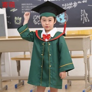 Kindergarten graduation Photo Clothing Children Doctor's Clothing Bachelor's Clothing graduation Dress Primary School Students graduation Robe Doctor's Cap kids graduation jacket