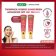 [Twinpack] Natur-E Advanced Age Re-Juve & Glow Intensive Ultra Light Sun Protection SPF 45+ PA++++ 4