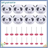 AKIYAMAMIO Panda Duvet Clips, Mini Duvet Pins Quilt Fastening Clip, Gifts Plastic Rose Duvet Clips