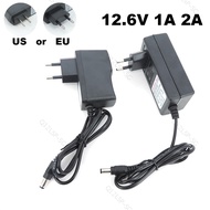 AC 110V 240V to DC 12.6V 1A 2A 1000ma charger Volt Power supply Adapter 5.5*2.5MM For 18650 lithium 