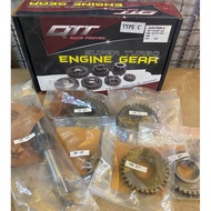 [CHEAPEST] Transmission ratio gear set QTT Ninja 2T Fiz r Satria fu Force 1 foswan fizr f1zr jupiter