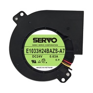 SERVO E1033H24BAZS-A7 24V 0.63 A 4 Lines 5 Holes SERVO D95 D110 Fixed Shadow Fan