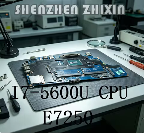 LA-A971P For DELL Latitude E7250 Laptop motherboard I7-5600U CPU ZBZ00 CN-0TPHC4 Mainboard Test Good