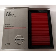 Air Filter (Nissan Oem) for Nissan Grand Livina L10 Latio C11 1.6 & 1.8 Slyphy G11 2.0 Almera N17 1.