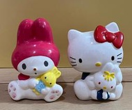年代品 Hello Kitty 美樂蒂抱兔瓷器