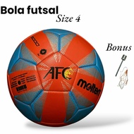 Futsal Ball / Futsal Ball Size 4 Sewing AFC Outdoor Ball Bonus Patch and Extinguisher Best Quality B