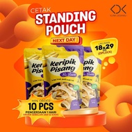 Print Standing Pouch Packaging Next ZiplockDAY 18x29cm | Custom Design | 10pcs | Finished 1 Day