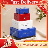 [cash box]Double Layer Money Storage Box Iron Cash Box Coins And Jewel Deposit Security FHMZ PMVT