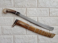 Golok Tebas Handle Tanduk / Golok Tanduk / Golok Galonggong / Golok Cepot