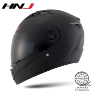 {Car pendant}HNJ 855 Plain Motorcycle Helmets Full Face Motor Helmet Single Visor