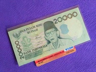 UANG KUNO UANG LAMA 20.000 rupiah KHD tahun 1998
