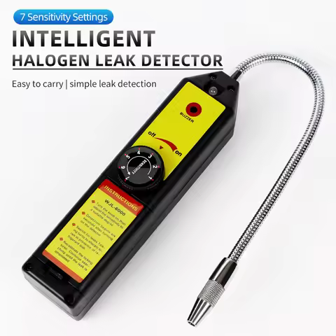 WJL-6000 Intelligent Halogen Leak Detector Gas Detector Freon Gas Analyzer R22a CFC HFC Halogen Gas