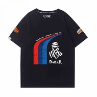 100% Cotton Ready Stock 2025 Dakar Rally Logo Short-Sleeved t-Shirt Men Off-Road Modified Loose Casu