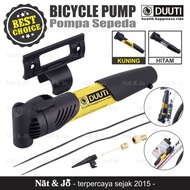 Duuti Portable Bicycle Pump Mini Folding Bike Pump Mtb Road Bike Pump