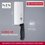 5.4063.18 Victorinox KITCHEN USE Chinese Chef's Knife Chinese Cleaver Pisau 5.4063.18