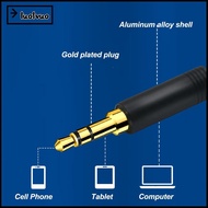 LUOLVUO Headphone Replacement Cable, Lossless Sound 3.9ft 4 Strands Woven Cable, 3.5mm Plug OFC Core