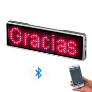 Name tag LED - Running Text Led mini board 230mAh Bluetooth