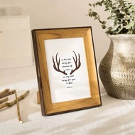 Photo Wooden Frame 4R 6R 8R A4 Home Festival Decor with Stand Potrait & Vertical Display 相框