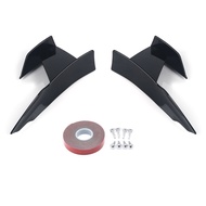 6pcs Carbon Fiber Or Bright Black Car Styling Accessories Front Bumper Side decoration For BMW F80 M