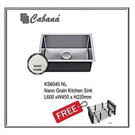 Cabana KS6045-NL Nanograin Undermount Kitchen Sink