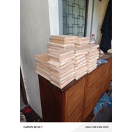 Wood planks for engraving. made from mahogany wood. 5 ny 5 by1/2 inch. with router profile.