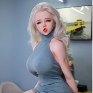 JYDoll💎157cm 香草 Full Silicone Body+ Head Implanted Hair Sex Doll Adult Realistic Sexy Doll Big Breast Love Doll 全硅胶实体娃