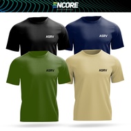 ASRV PATCH UNISEX DRYFIT ANTI-BACTERIAL MICROFIBRE JERSEY TSHIRT