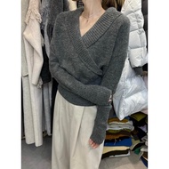 YJNN-V-Neck Narrow-Waist Sweater 299
