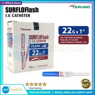 Terumo Surflo Flash IV Catheter / Infusion Needle 22G x 1 inch