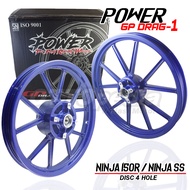 Velg Power Pnp Ninja 150R / Ninja SS 150 GP Wheel Drag Model Daytona Racing Ring 17 Lebar 160/185 Di