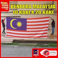 Bendera BESAR Malaysia utk Bangunan Polyester 10X20 KAKI MALAYSIA FLAG GIANT FLAG