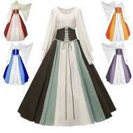 Medieval Stylish Renaissance Women's Long Dress - Perfect for Dramatic & Historical Events | Fast Sh